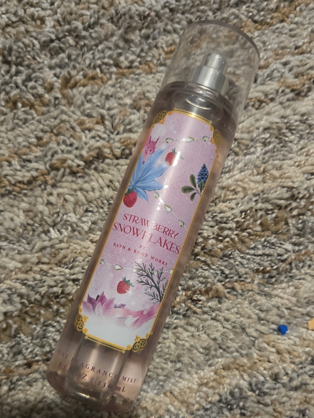 Bath & Body Works Pink Strawberry Snowflakes Fragrance Mist